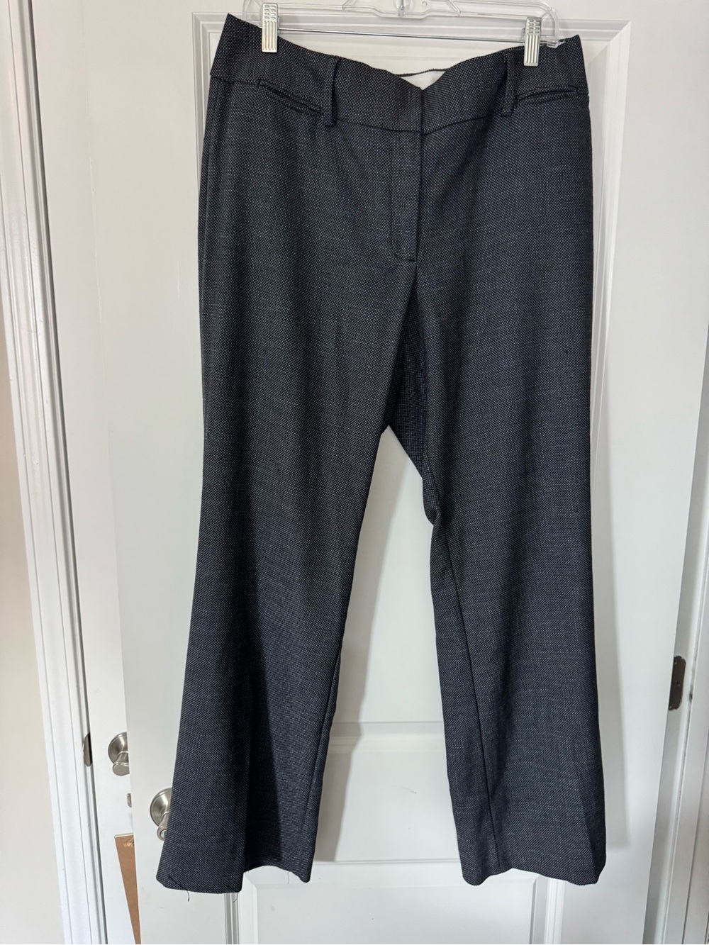 LOFT Julie Trouser Black Slacks Dress Pants size 12